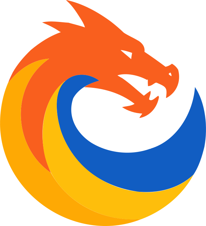 Dragon Boss LTD Modern Dragon Logo